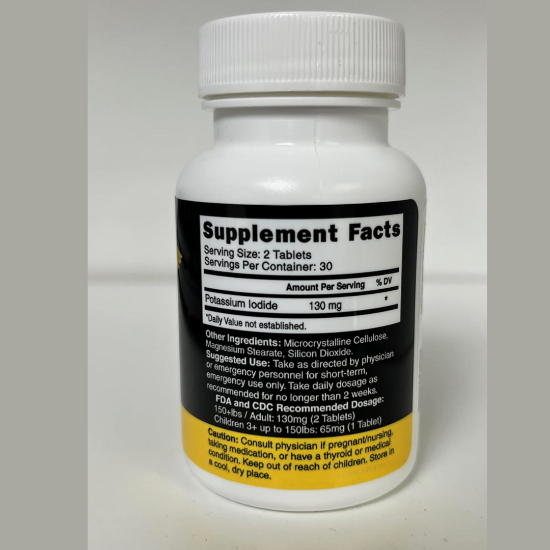 USP Grade Potassium Iodide Tablets