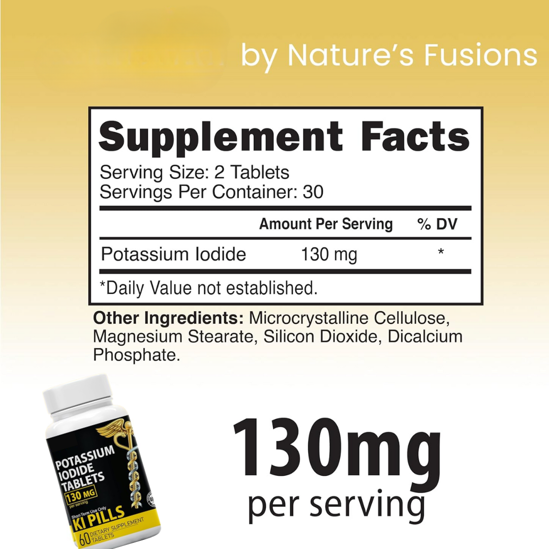 USP Grade Potassium Iodide Tablets