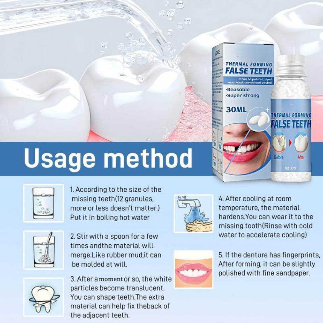 Moldable Dental Gel Dentures