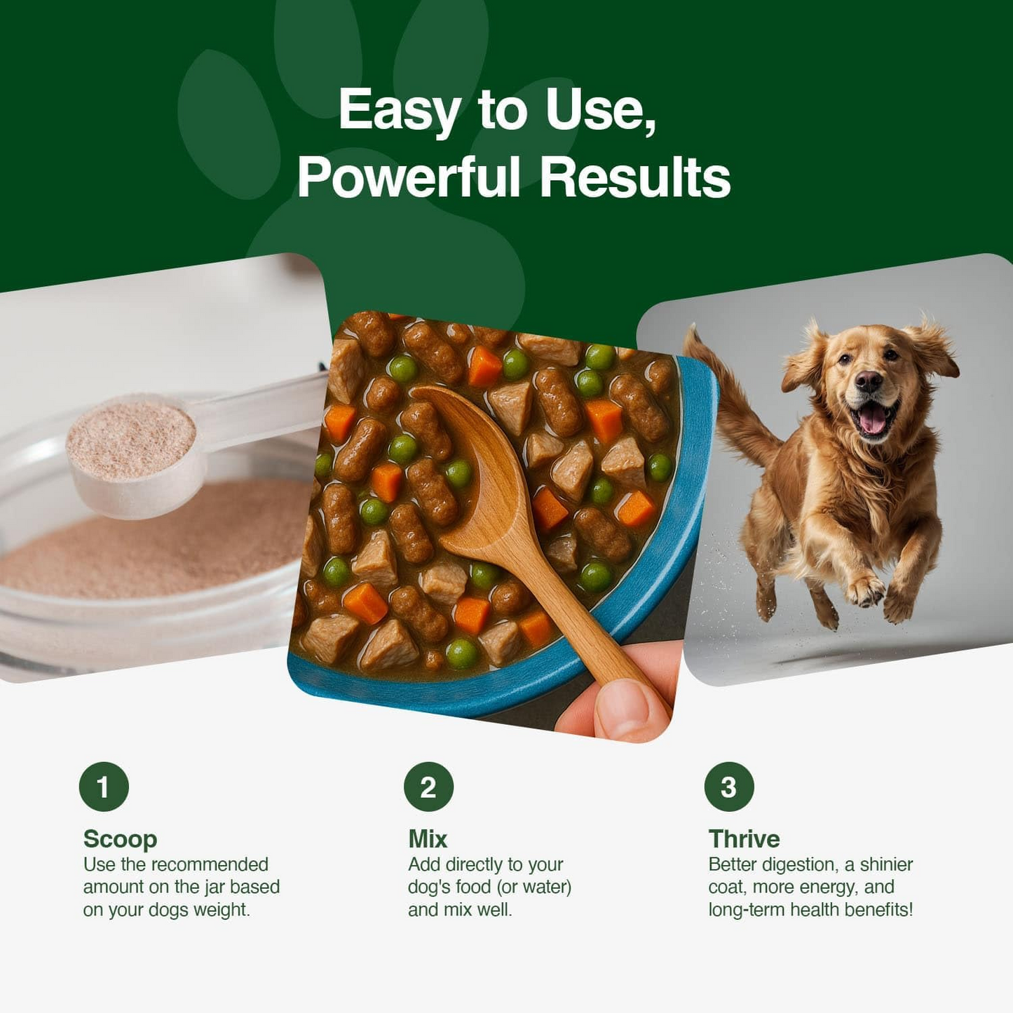 Ironix Pawz-SuperGreen Dog Blend
