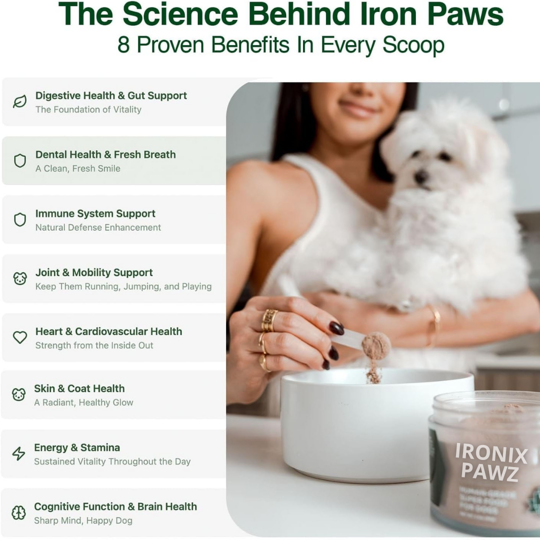 Ironix Pawz-SuperGreen Dog Blend