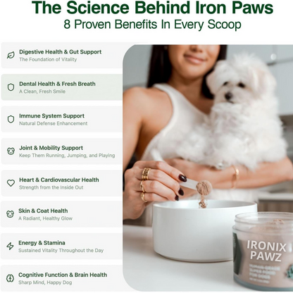 Ironix Pawz-SuperGreen Dog Blend