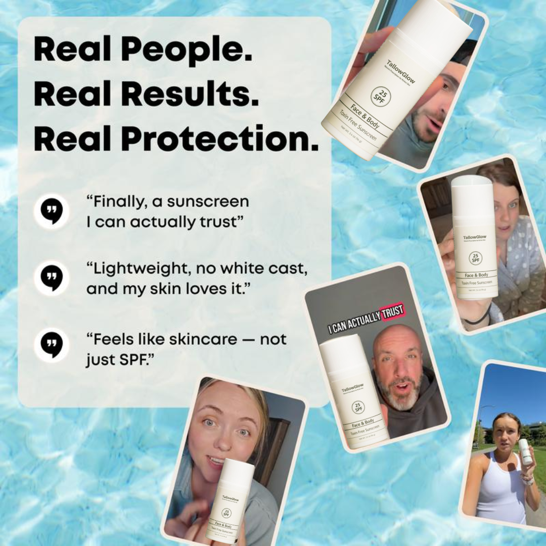 TallowGlow Non-Toxic Sunscreen SPF 25