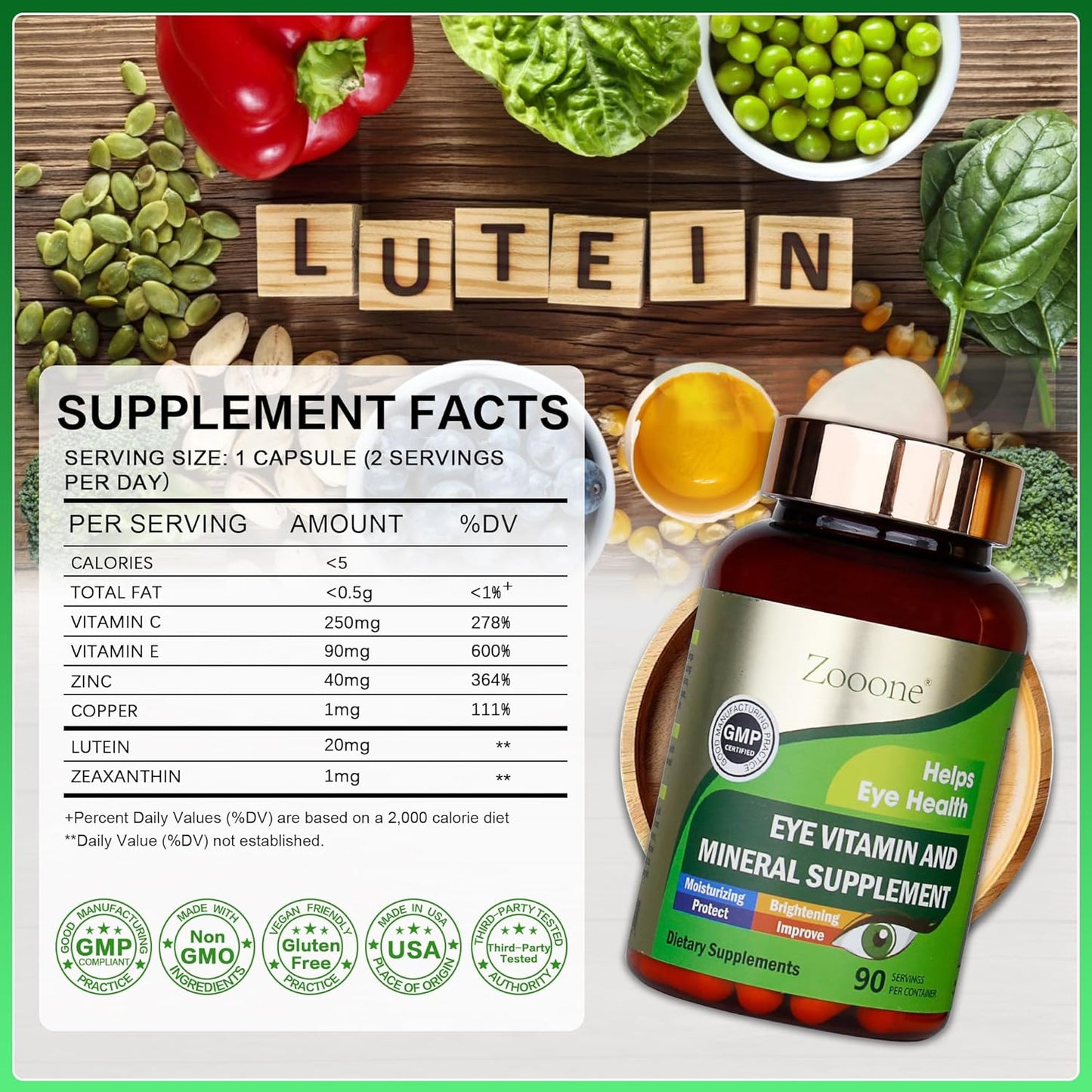 Lutein Eye Vitamins Supplement