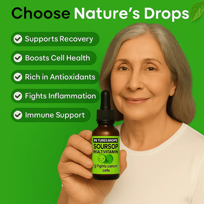 NaturesDrops Soursop Extract - Fights Cancer Cells
